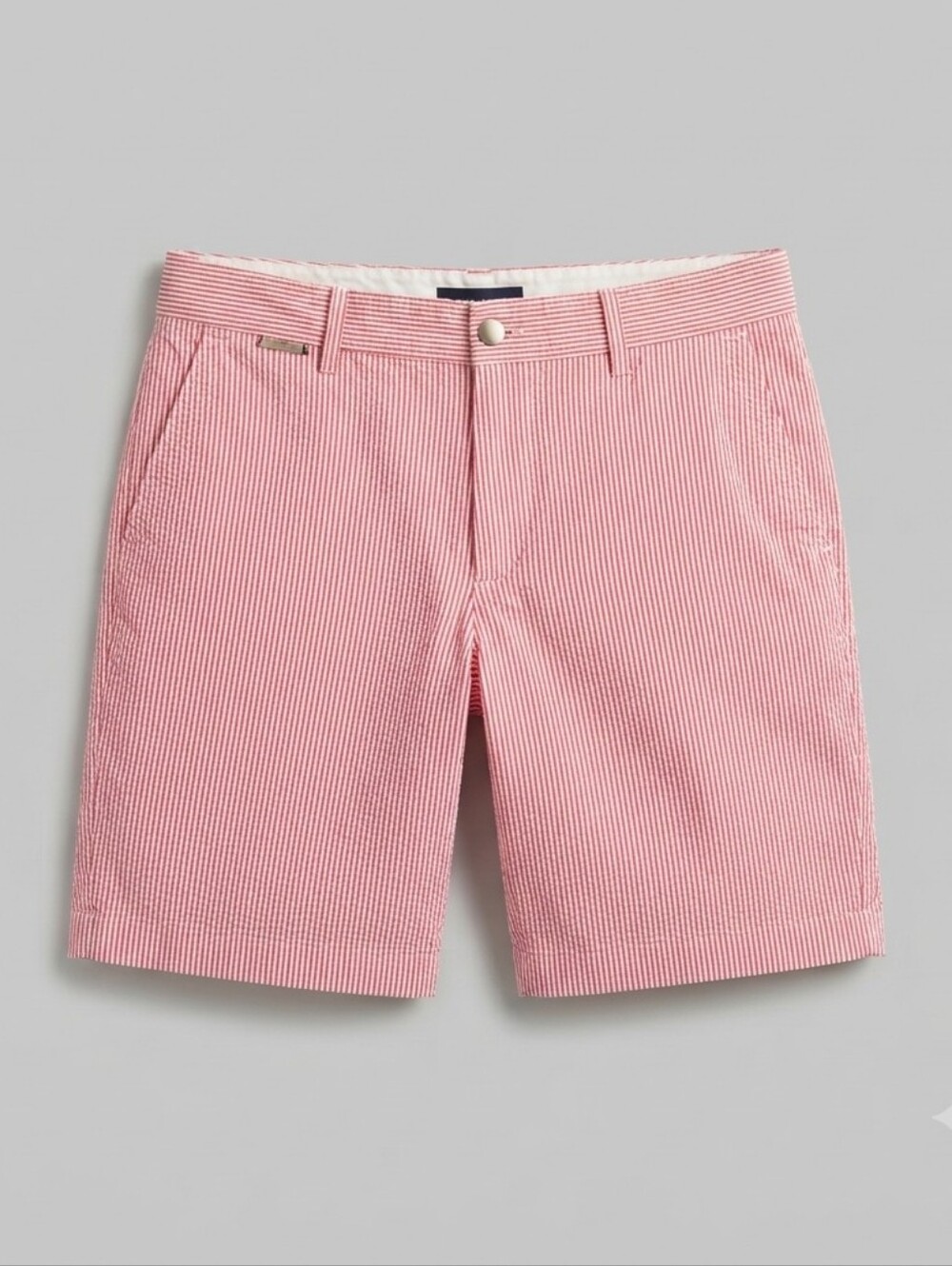 Lauren Active Ralph Lauren Women's Size 4 Red White Seersucker Stripe Shorts